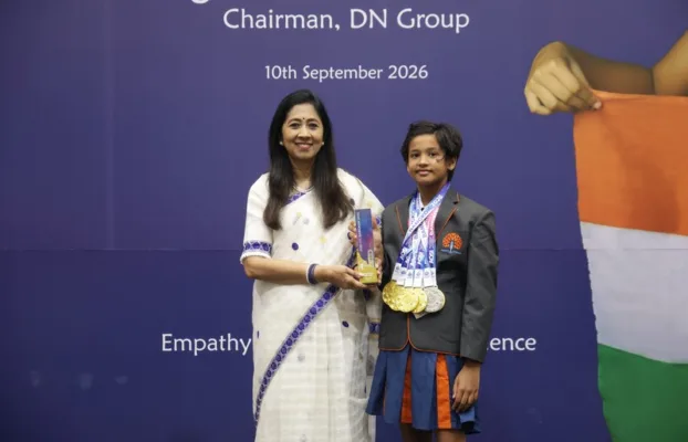 FELICITATION CEREMONY FOR SWIMMING SENSATION